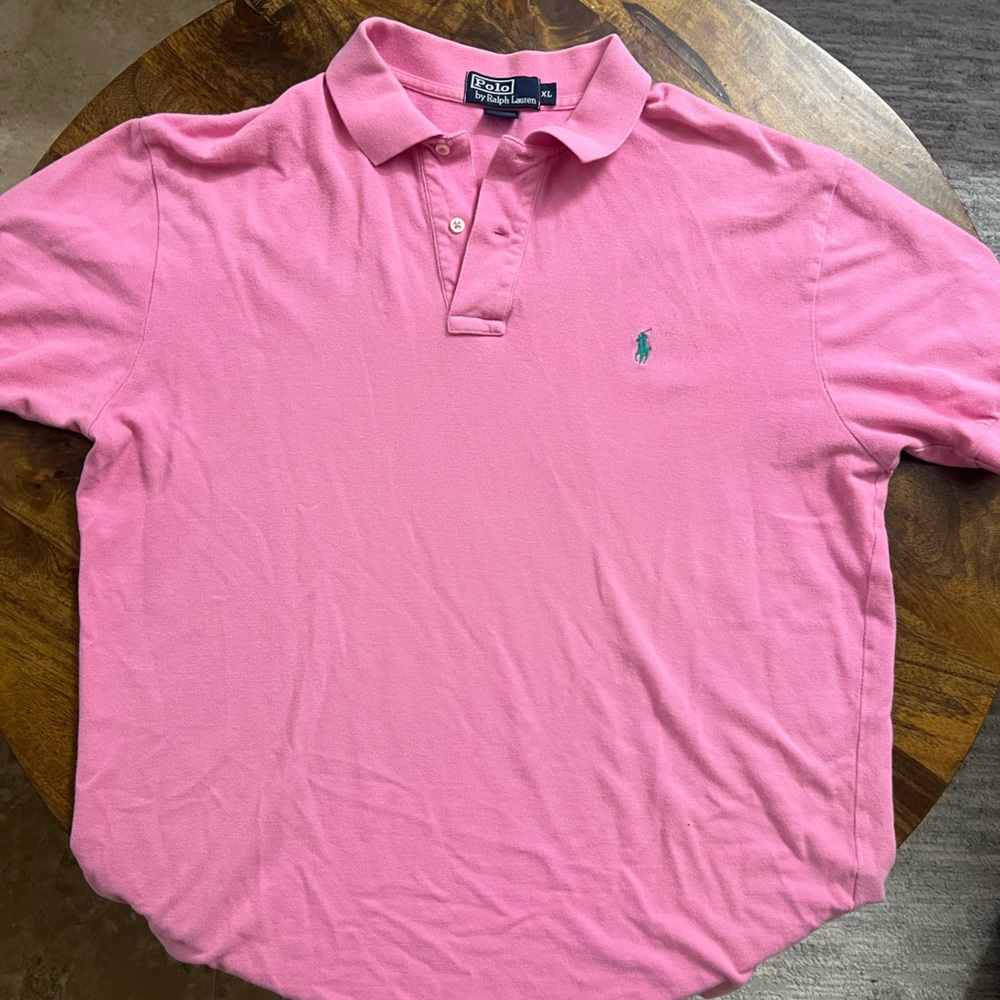 Ralph Lauren Men's Polo Shirt in Pink